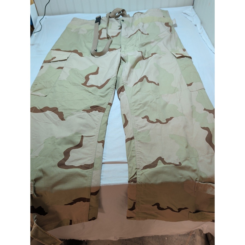 US Military Desert Camo Chemical Protective Trousers XL Long SP0100-01-D-NA45